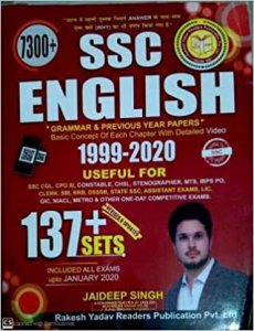 RAKESH YADAV 7300 Ssc English 1999 To 2020,137+ Sets  Rakesh Yadav Publication 2020