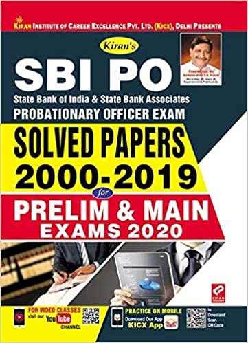 Kiran's SBI PO Prelim & Main Solved Paper Kiran publication 2020