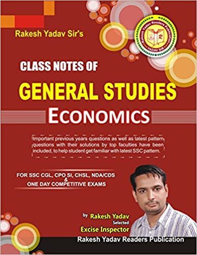 Rakesh Yadav Sir's Class Notes Economics Rakesh Yadav Publication 2020