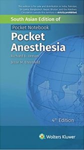 Pocket Anesthesia, 4th Edition Medical Exam Book Competition Exam Book, By Richard D. Urman, Jesse M. Ehrenfeld Books