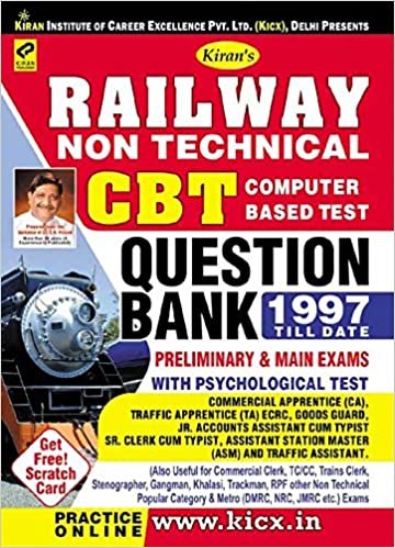 Railway Non-Technical CBT Question Bank 1997 till Date - 2047 Kiran publication 2020