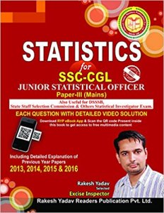 Statistics SSC CGL Rakesh Yadav Publication 2020