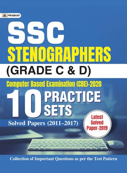 SSC STENOGRAPHERS (GRADE C&D) 10 PRACT SETS-NEW Prabhat publication 2020