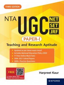 NTA UGC NET/SET/JRF Paper 1, Teaching and Research Aptitude With Solved Paper| Oxford By Arpit Kaur