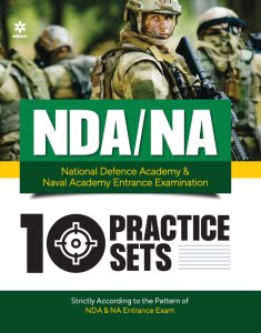 10 Practice Sets NDA/NA Defence Academy &amp; Naval Academy Defence Exam Book Competitive Exam Book from Arihant Publications Books