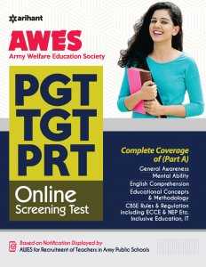 AWES PGT/TGT/PRT Online Screening Test Competitive Exam Book from Arihant Publications Books