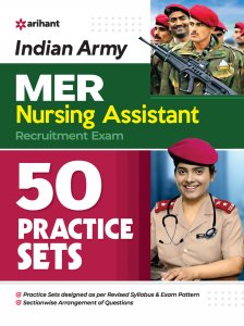 Indian Army MER Nursing Assistant Recruitment Exam 50 Practice Sets Competitive Exam Book from Arihant Publications Books