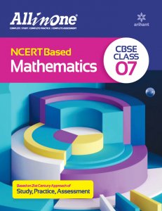 All In One NCERT Based MATHEMATICS CBSE Class 7th CBSE Exam Book Competition Exam Book From Arihnat Publication Books