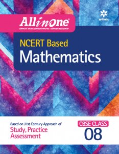 All In One NCERT Based MATHEMATICS CBSE Class 8th CBSE Exam Book Competition Exam Book From Arihnat Publication Books