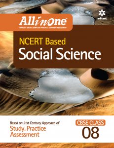All in one &quot;SOCIAL SCIENCE&quot; CBSE Class 8th CBSE Exam Book Competition Exam Book From Arihnat Publication Books