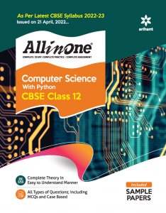 All in One Computer Science with Python CBSE Class 12 CBSE Exam Book Competition Exam Book From Arihant Publication Books