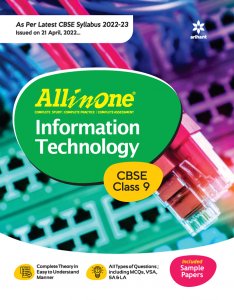 All in One Information Technology CBSE Class 9 CBSE Exam Book Competition Exam Book From Arihnat Publication Books
