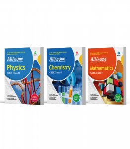All in One - Class 11 - Physics, Chemistry, Mathematics (Set of 3 Books) CBSE Exam Book Competition Exam Book From Arihant Publication Books
