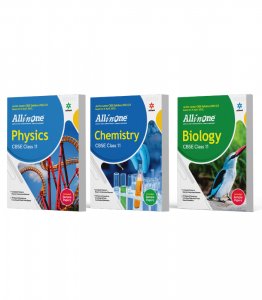 All in One - Class 11 - Physics, Chemistry, Biology (Set of 3 Books) CBSE Exam Book Competition Exam Book From Arihant Publication Books