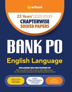 23 Years Bank Po Solved Papers English Language Competition Exam Book From Arihant Publication Books