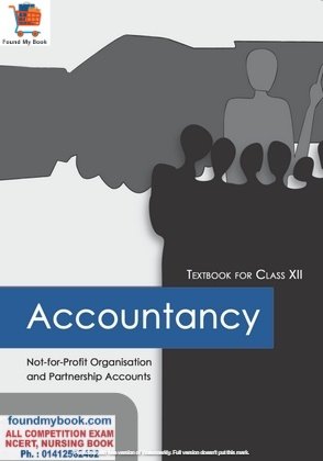 NCERT Accountancy 1st Part for Class 12th latest edition as per NCERT/CBSE Book