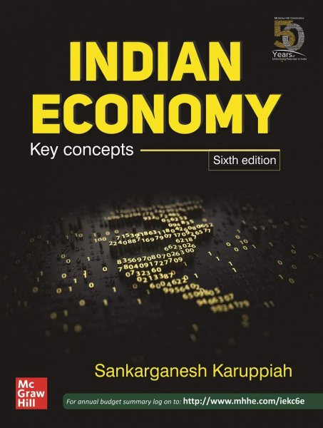 Indian Economy Key Concepts | Sixth Edition | 6th Edition | Indian Economy Key Concepts in English TMH 2020
