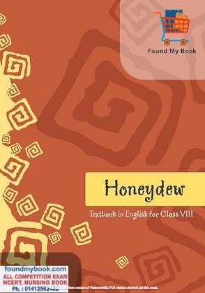 NCERT Honey Dew English for Class 8th latest edition as per NCERT/CBSE English textbook