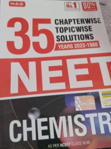 MTG 35 Years NEET Previous Year Solved Question Papers with NEET Chapterwise Topicwise Solutions - Chemistry For NEET Exam From MTG Learining Media Books