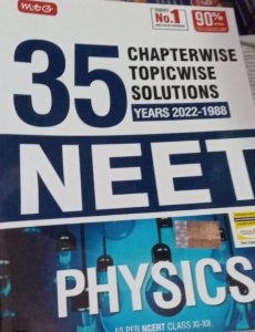 MTG 35 Years NEET Previous Year Solved Question Papers with NEET Chapterwise Topicwise Solutions - Physics For NEET Exam From MTG Learning Media Books