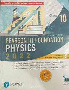 Pearson IIT Foundation Physics Class 10 Competition Exam Book English Medium Book From Pearson Education Books