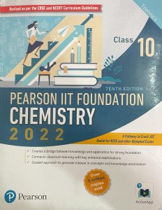Pearson Iit Foundation Chemistry Class 10 Competiiton Exam Book From Pearson Education Books