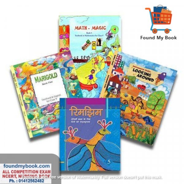 NCERT Book Set for Class 5 (Set of 4 Books) English Medium latest edition as per NCERT/CBSE Book