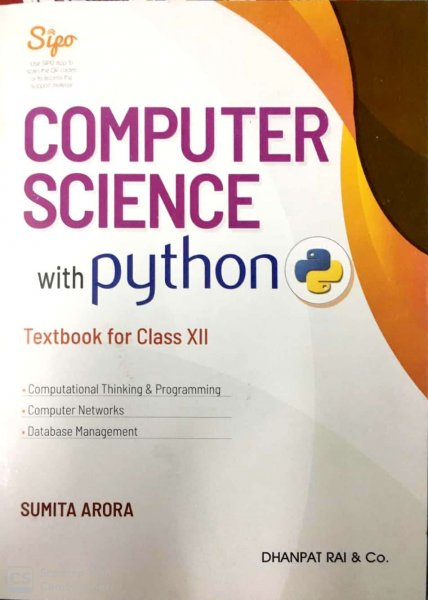 2022 Edication Computer Science With Python Textbook And Practical Book For Class 12