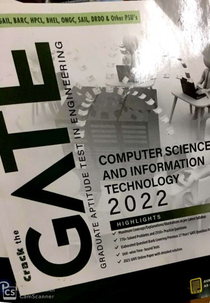GATE Computer Science and Information Technology 2022 By Pearson Education