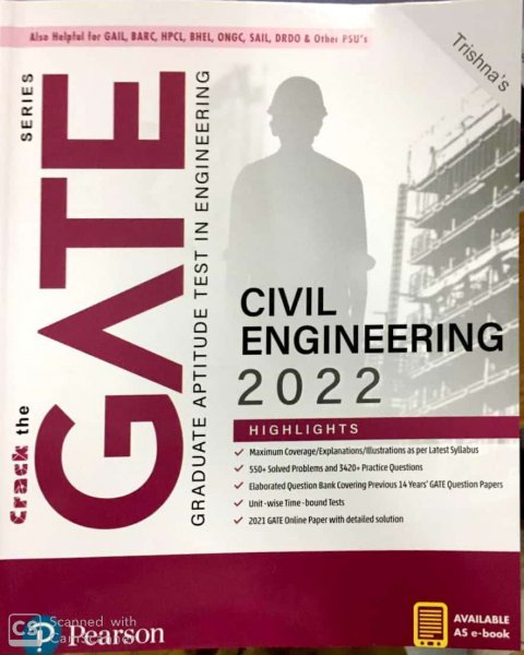 GATE Civil Engineering 2022 | By Pearson Education By Trishna