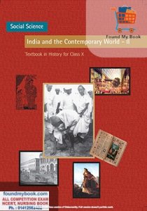 NCERT India And Contemporary World 2nd History for Class 10th latest edition as per NCERT/CBSE Social Study Book