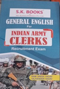 SK General English For Indian Army Clerks (SKT &amp; GD) Recruitment Exam English By Ram Singh Yadav