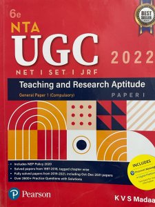 UGC Net /Set/Jrf Paper 1 Teaching and Research Aptitude Fully Solved Papers Including  By Madaan K.V.S. From Pearson Education