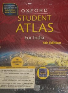 Oxford Student Atlas for India 4 Edition, All Competition Exam Books, From Oxford University Press
