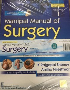Manipal Manual Of Surgery Volume 1 Mediacl Exam Book , By K Rajgopal Shenoy