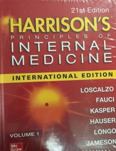 Harrison&#039;s Principles of Internal Medicine, Twenty-First Edition (Vol.1 &amp; Vol.2), By Joseph Loscalzo From McGraw Hill Publication Books