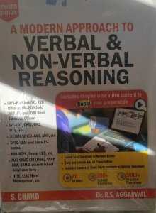A Modern Approach to Verbal &amp; Non-Verbal Reasoning - Includes Latest Questions and their Solutions REVISED Edition , By R.S. Aggarwal From S Chand Publication Books