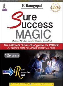 Sure Success Magic Medical All Competition Exam Book, By B Ramgopal From Jaypee Brothers Medical Publisher Books