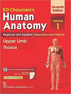 CHAURASIAS HUMAN ANATOMY 8ED VOL 1 REGIONAL AND APPLIED DISSECTION AND CLINICAL UPPER LIMB THORAX : Regional and Applied Dissection and Clinical: Upper Limb and Thorax , By B D Chaurasia From CBS Publishers &amp; Distributors Books