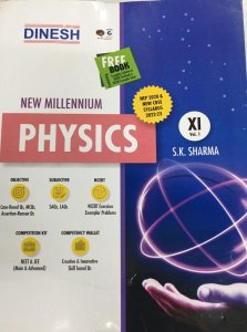 DINESH New Millennium PHYSICS Class 11 (2021-2022 session) (set of 4 books) Competition Exam Book, By S.K. Sharma From S. Dinesh Sales Corporation