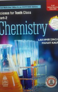 Science for Tenth Class Part - 2 Chemistr10Th Class Exam Book , By Manjit Kaur, Lakhmir Singh