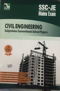 SSC-JE Civil Engineering Subjectwise Conventional Solved Papers Competition Exam Book From IES Master Publication Books