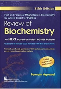 Review of Biochemistry Medical Exam Book, Competition Exam Book, By Poonam Agrawal From CBS Publishers Books