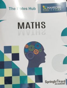 Springboard Academy The Notes Hub Maths Book All Competition Exam Book Ras, Upsc,  From Springboard Academy Books