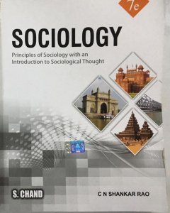 Sociology By C N Shankar Rao Medical Exam Book Competition Exam Book From S Chand Publication Books