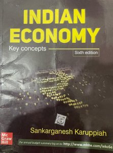 Indian Economy All Competition Exam Book, By Sankarganesh Karuppiah From McGraw Hill Publication Books