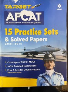 Target Afcat 15 Practice Sets &amp; Solved Papers Airforce Exam Book From Arihant Publication Books
