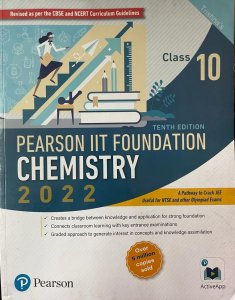 Pearson Iit Foundation Chemistry Class 10  CompetITION Exam Book From Pearson Education Books