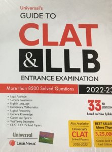 Guide to CLAT &amp; LL.B. Entrance Examination 2022-2023 Competition Exam Book From lexis nexis Books