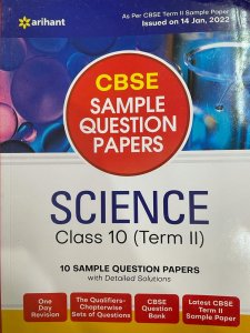 Arihant CBSE Term 2 Science Class 10 Sample Question Papers Term 2nd , By Manish Dangwal, Mahendra Rathod, Simran Wadhwa From Arihant Publication Books
